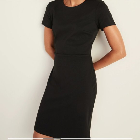 Ponte- Knit Sheath Dress - Picture 3 of 4